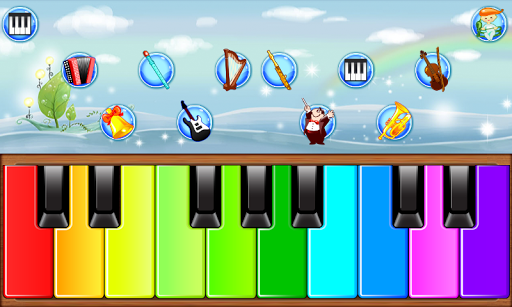 Children's piano. - Gameplay image of android game
