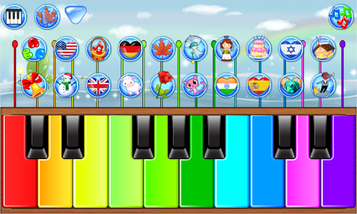 Children's piano. - عکس بازی موبایلی اندروید
