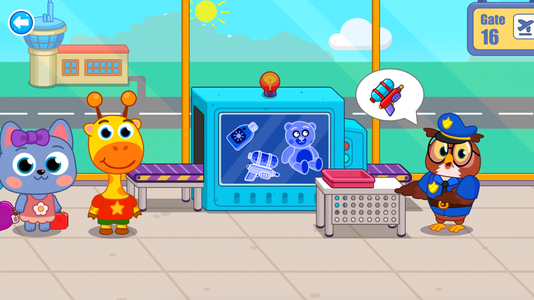 Airport for kids - Gameplay image of android game