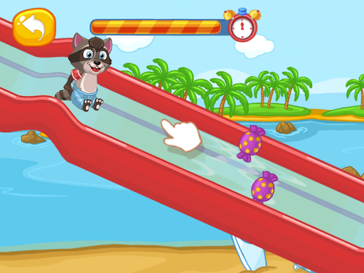 Aquapark for kids - Gameplay image of android game
