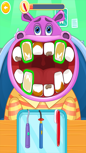 Children's doctor : dentist - Gameplay image of android game