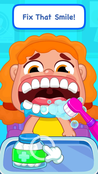 Dentist for kids - عکس بازی موبایلی اندروید