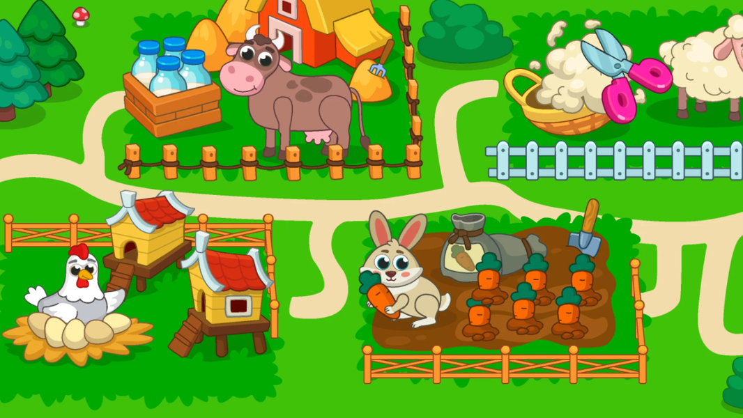Farm for kids - عکس بازی موبایلی اندروید
