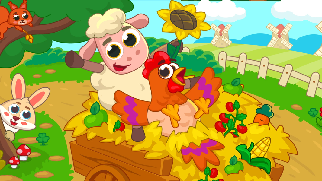 Farm for kids - عکس بازی موبایلی اندروید