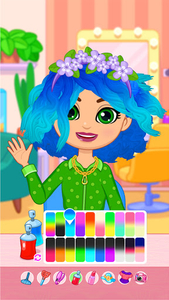 Hair salon - Gameplay image of android game
