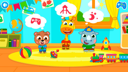 Kindergarten: baby care - Gameplay image of android game