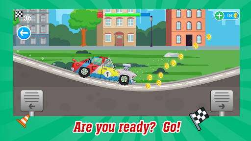 Hill race - Gameplay image of android game