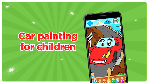 Painting cars. - Gameplay image of android game