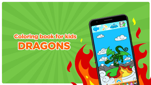 Drawing  for Kids - Dragon - Gameplay image of android game