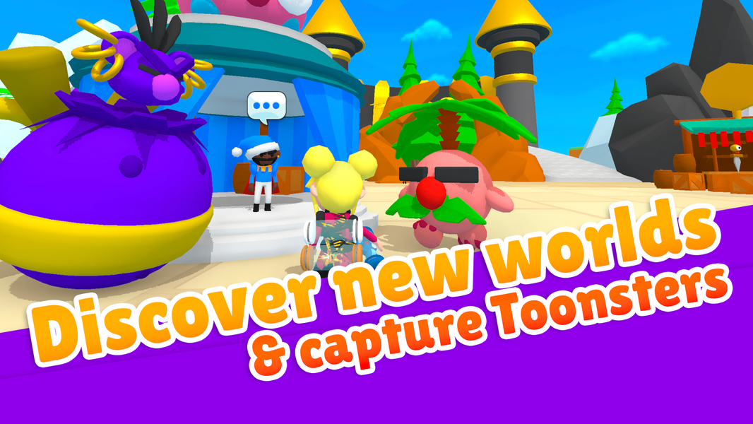 Toonsters: Crossing Worlds - Gameplay image of android game