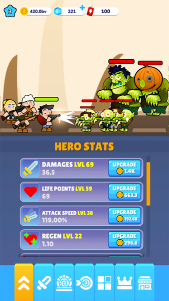 Zombie Road Idle - عکس بازی موبایلی اندروید