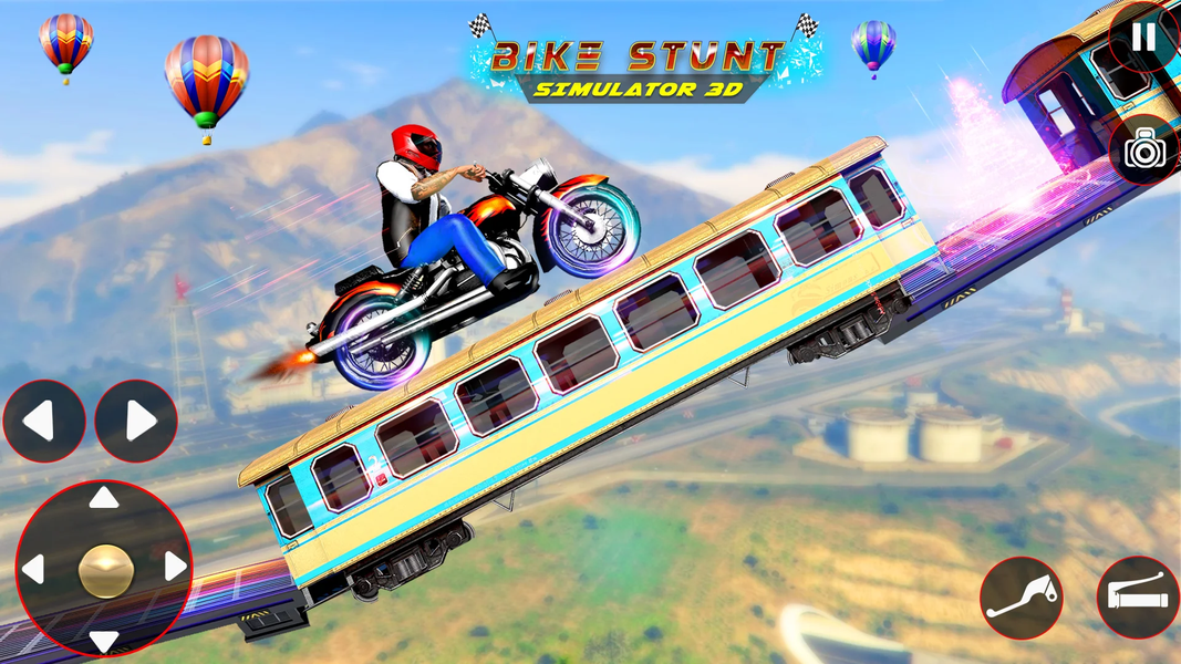 Bike Stunt 3D Simulator Games - عکس برنامه موبایلی اندروید