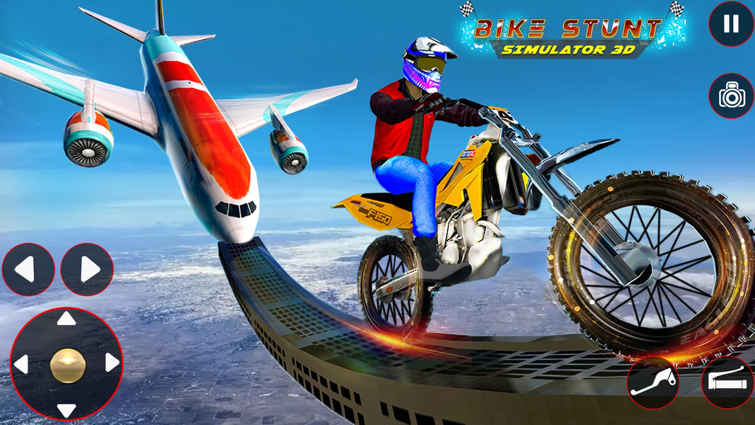 Bike Stunt 3D Simulator Games - عکس برنامه موبایلی اندروید