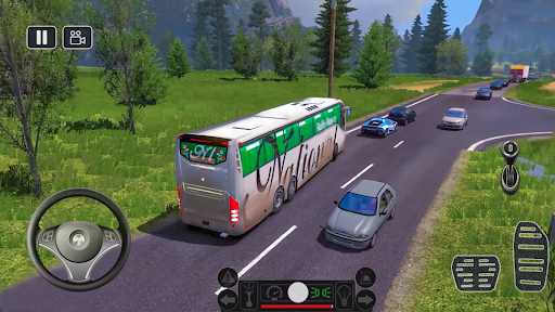 Modern Bus Simulator ۳D Game - عکس بازی موبایلی اندروید