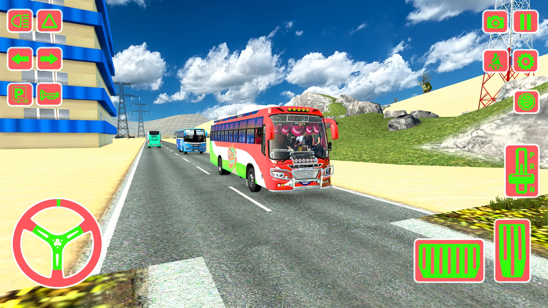 Indian Bus Simulator Game - عکس بازی موبایلی اندروید