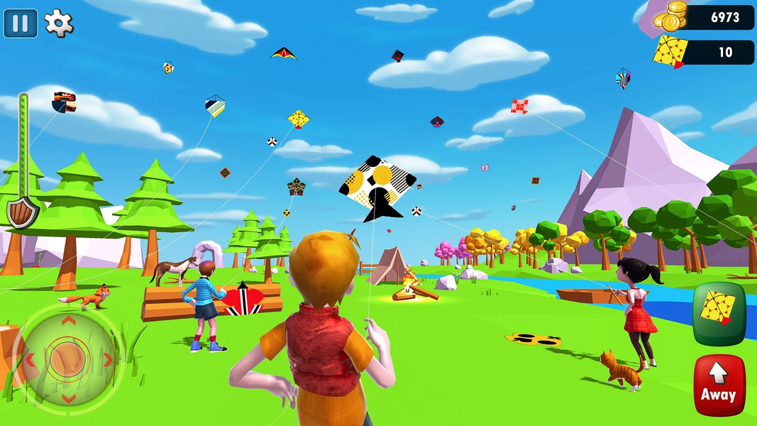 Kite Game 3D – Kite Flying - Gameplay image of android game