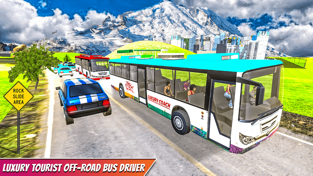 India vs Pakistan Offroad Bus - Gameplay image of android game