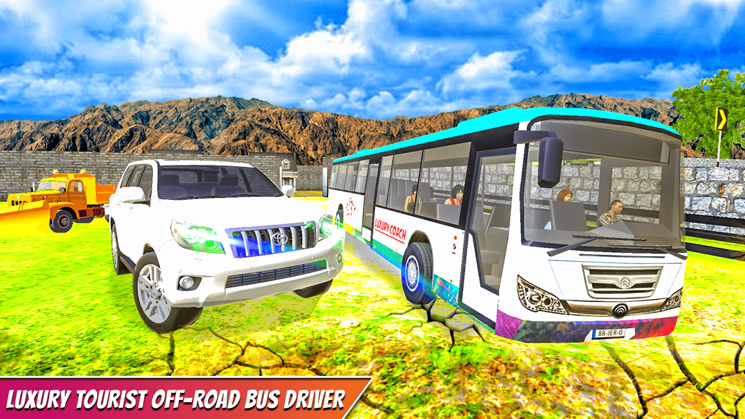 India vs Pakistan Offroad Bus - Gameplay image of android game