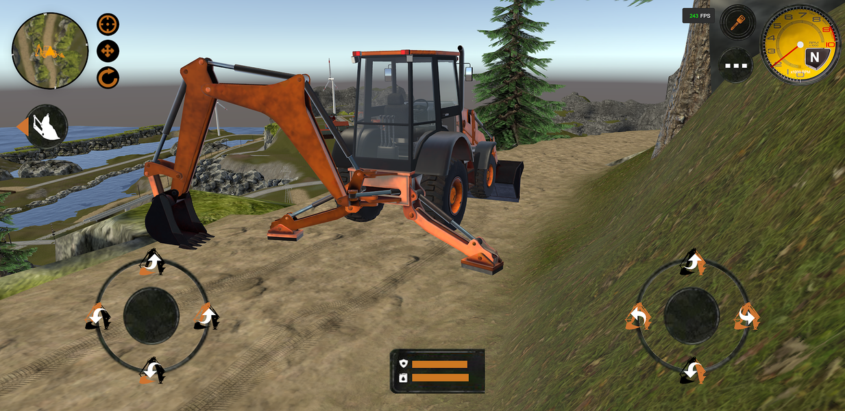 Backhoe Loader JCB Simulator - عکس بازی موبایلی اندروید
