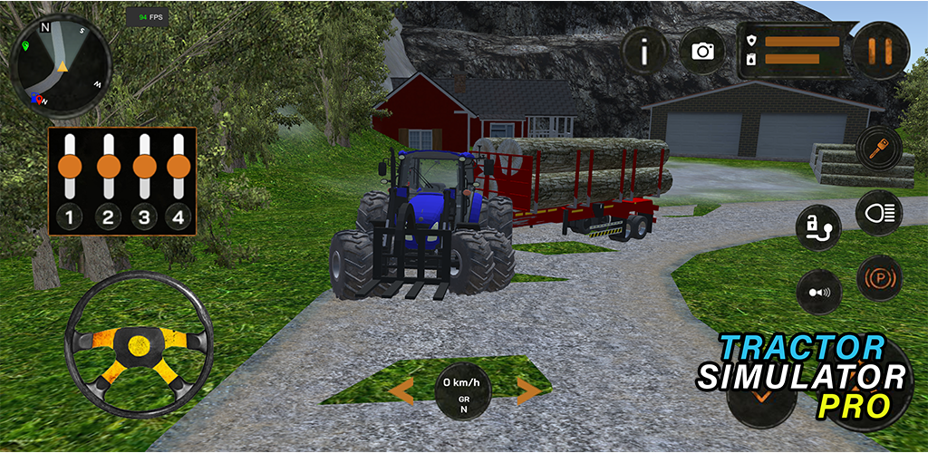 Farm Simulator: Wood Transport - عکس بازی موبایلی اندروید
