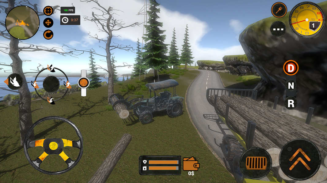 Truck Driver Forest Simulator - عکس بازی موبایلی اندروید