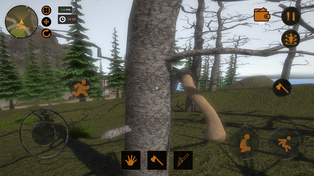 Truck Driver Forest Simulator - عکس بازی موبایلی اندروید