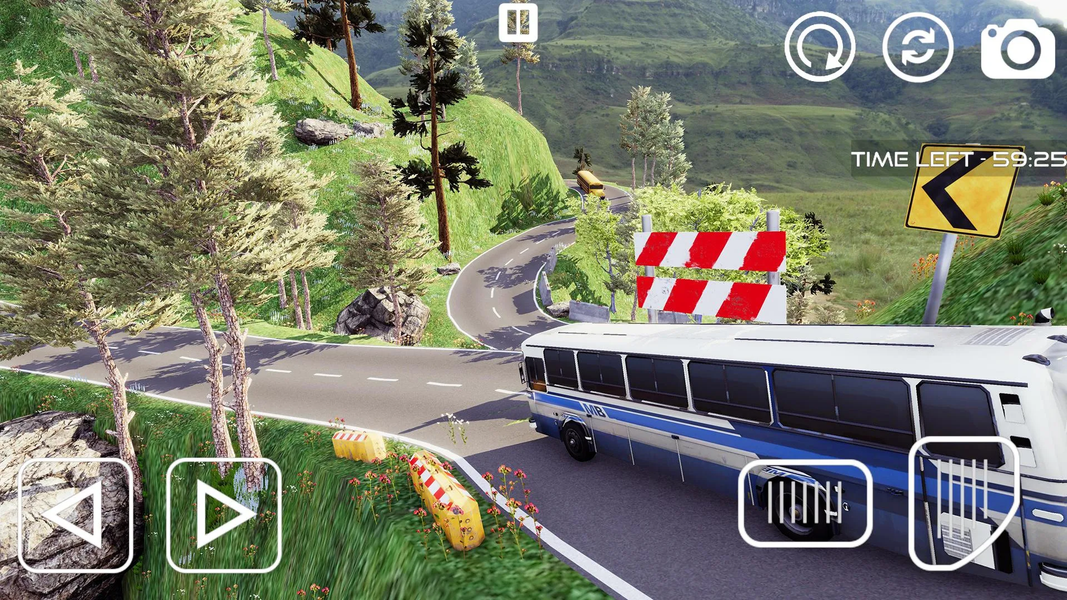 Hill Top Tourist Bus Mania - Gameplay image of android game