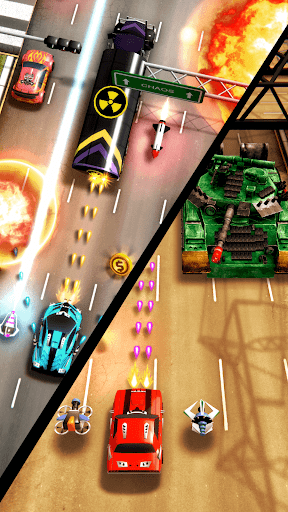 Chaos Road: Combat Car Racing - عکس بازی موبایلی اندروید