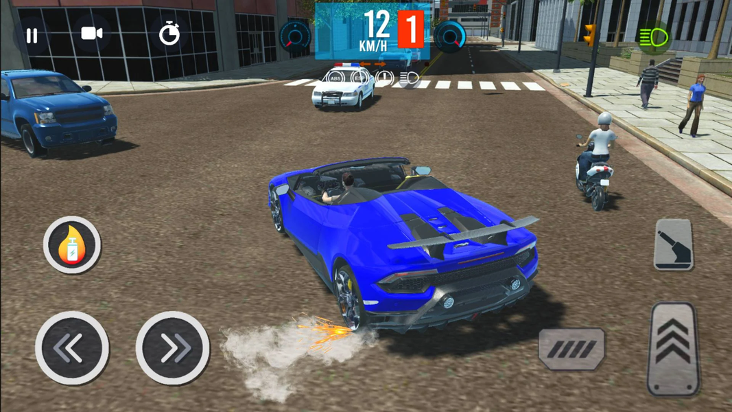 Car Driving Simulator - Gameplay image of android game