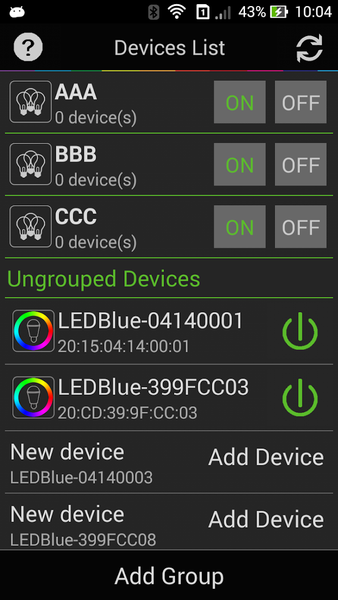 LED Magic Blue - عکس برنامه موبایلی اندروید