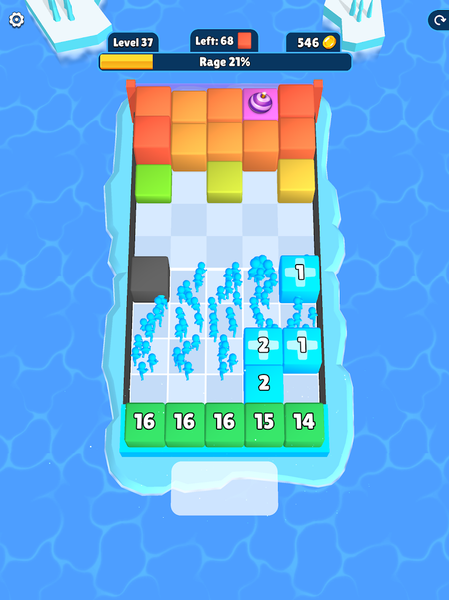 Cube Crusher 3D - Gameplay image of android game