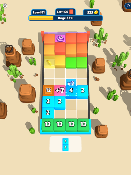 Cube Crusher 3D - Gameplay image of android game