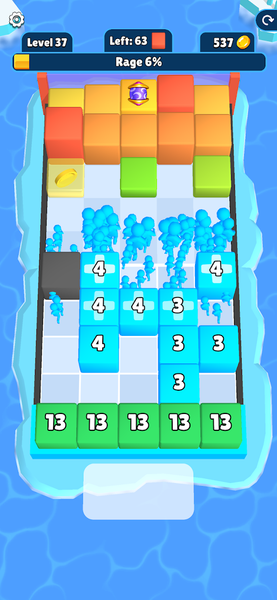 Cube Crusher 3D - Gameplay image of android game
