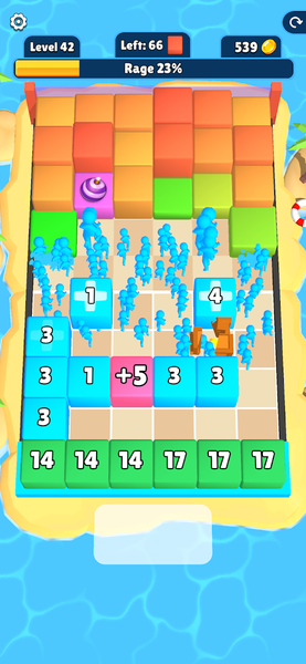 Cube Crusher 3D - Gameplay image of android game