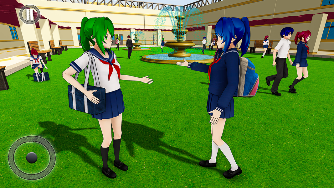 Anime Girl School Teacher 3D - Gameplay image of android game