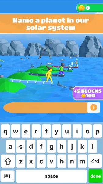 Trivia quiz: word puzzle game - Gameplay image of android game