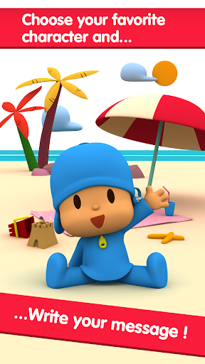 Pocoyo E-Cards Maker & Editor: Photo with Messages - Image screenshot of android app