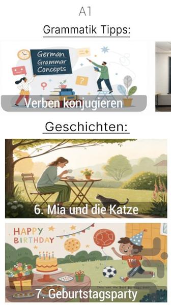 Deutsch:Lesen - Image screenshot of android app