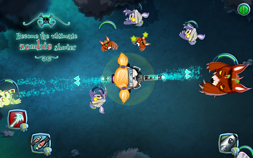 Zombie Shooter Defense Game - Gameplay image of android game