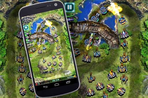 Galaxy Defense (Tower Game) - Gameplay image of android game