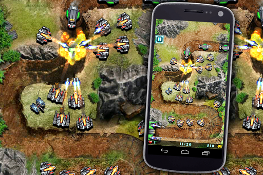 Galaxy Defense (Tower Game) - عکس بازی موبایلی اندروید