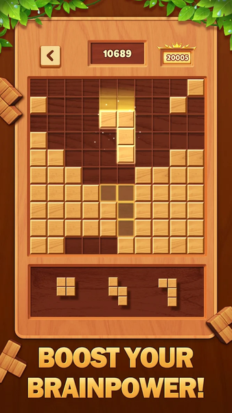 Block Master-Wood Puzzle Blast - Gameplay image of android game