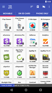 AppMgr III (App 2 SD) - عکس برنامه موبایلی اندروید