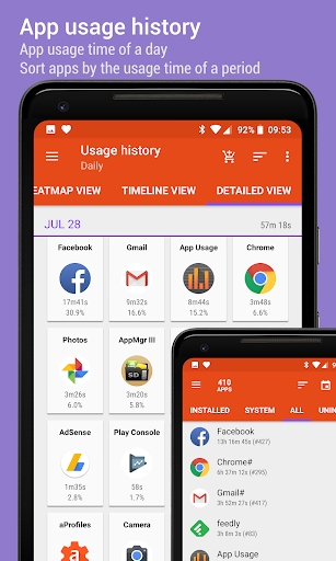 App Usage - Manage/Track Usage - Image screenshot of android app