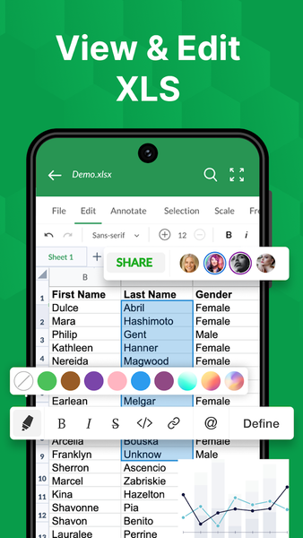 XLSX Reader: XLS Viewer Editor - Image screenshot of android app
