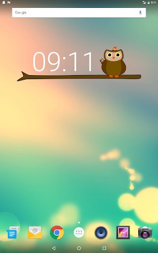 Sleeping Owl Widget - Image screenshot of android app