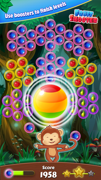 Bubble Shooter : Fruit Splash - Gameplay image of android game