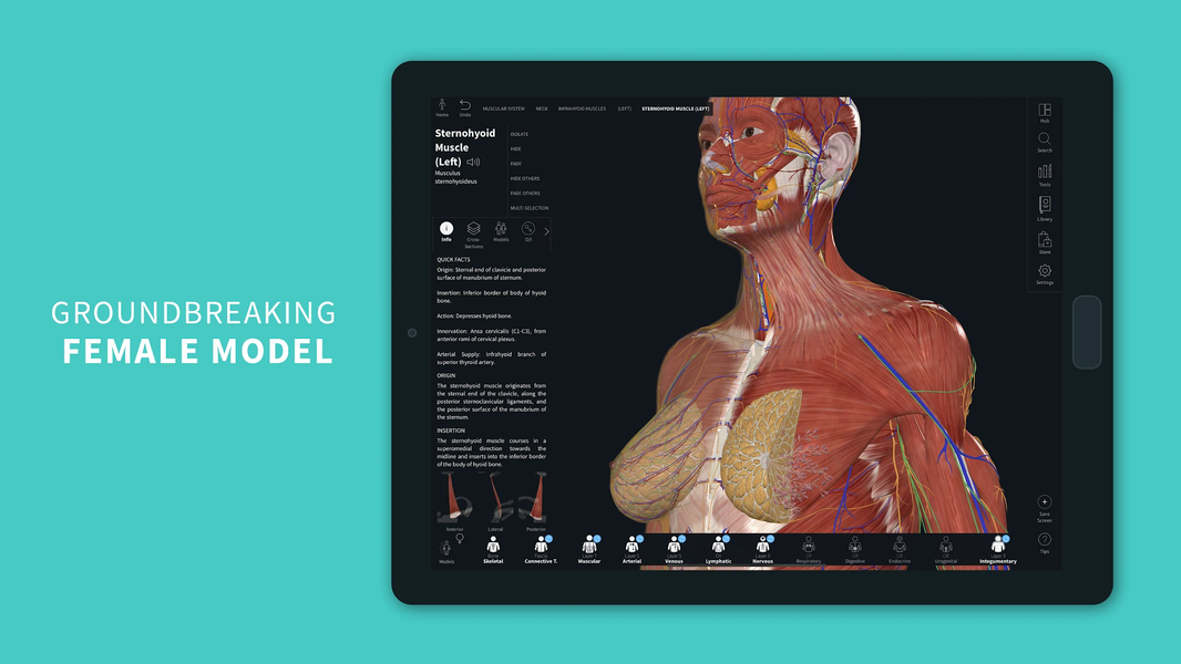 Complete Anatomy - عکس برنامه موبایلی اندروید