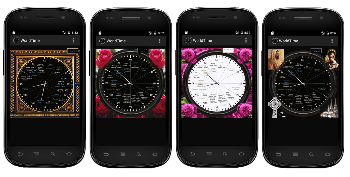 ۱۲-hour world clock - عکس برنامه موبایلی اندروید