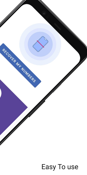 Recover deleted contacts - Image screenshot of android app